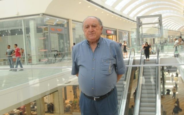 David Azrieli (Crédit : Jorge Novominsky/Flash90)