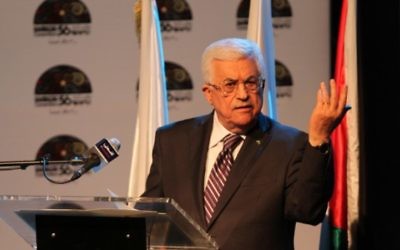 Mahmoud Abbas (Crédit : Issam Rimawi/Flash90)
