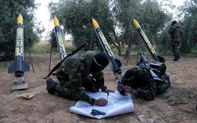 Des membres du Jihad islamique (Crédit : Flash90/File) Des membres du Jihad islamique (Crédit : Flash90/File)