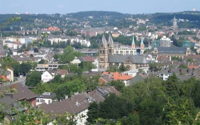 Vue sur Wuppertal, Allemagne (Crédit : JensD/CC BY SA 3.0/Wikimedia commons)