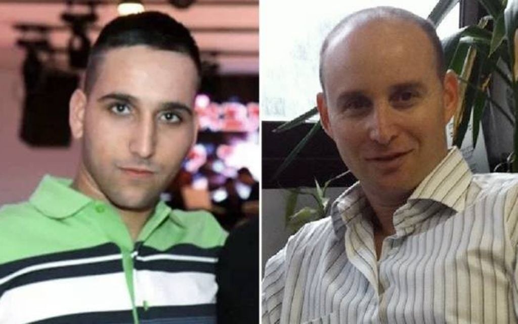 Adar Bersanao, 20 ans de Nehariya (gauche) et Amotz Greenberg, 45 ans. de Hod Hasharon (droite) (Crédit : autorisation)