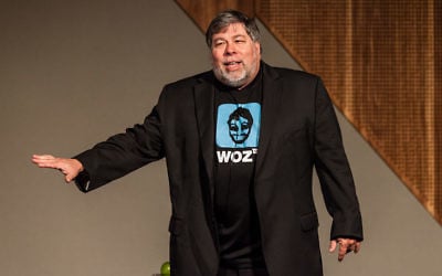 Steve Wozniak (Crédit : Nichollas Harrison/Wikimedia commons/CC BY SA 3.0)