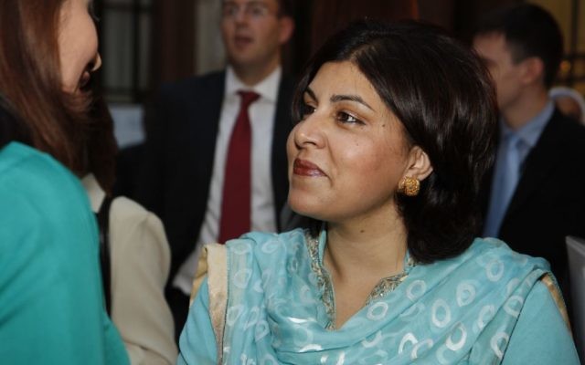 Baronness Sayeeda Warsi (Crédit : ukhomeoffice/Wikimedia commons/Flickr/CC BY 2.0)
