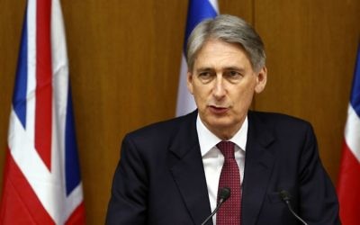 Philip Hammond (Crédit : Flash90)