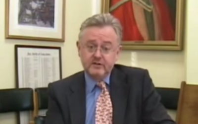 William Schabas (Crédit : capture d'écran YouTube)