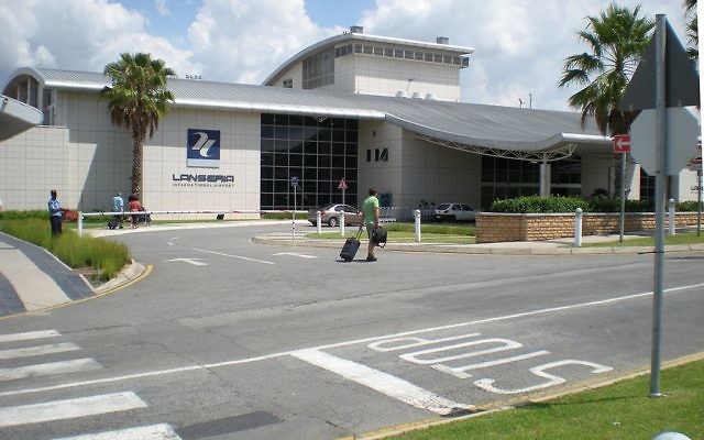 Illustration de l'aéroport de Lanseria (Crédit : domaine public via Petrus Potgieter, Wikimedia Commons)