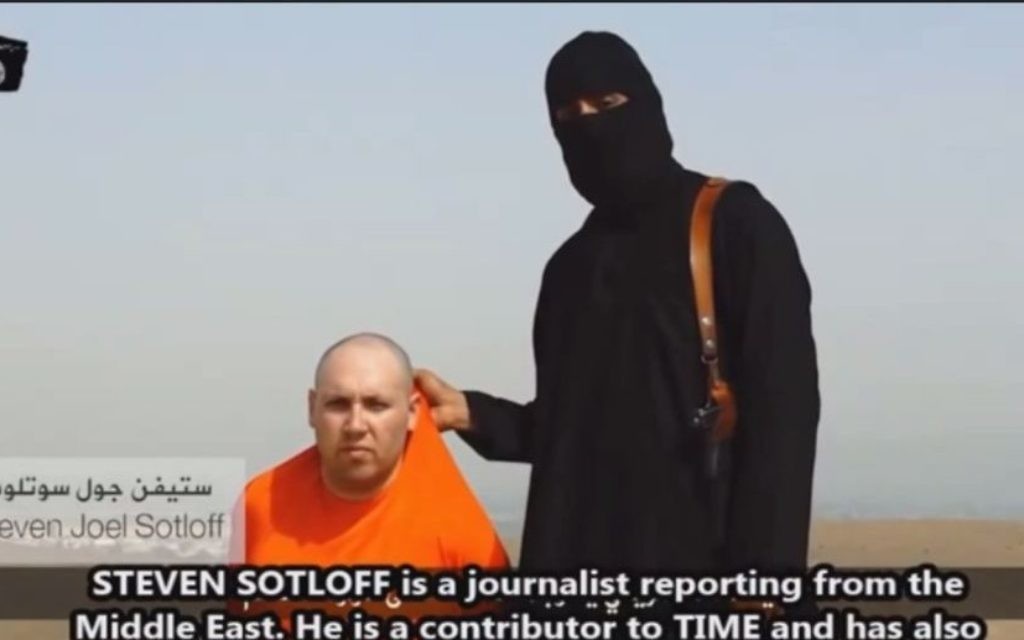 Steve Sotloff (Crédit : capture d'écran YouTube) Steve Sotloff (Crédit : capture d'écran YouTube)