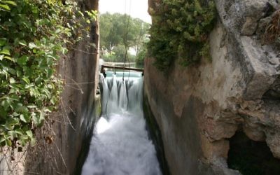 Le barrage de Nahal Taninim (Crédit : Shmuel Bar-Am)
