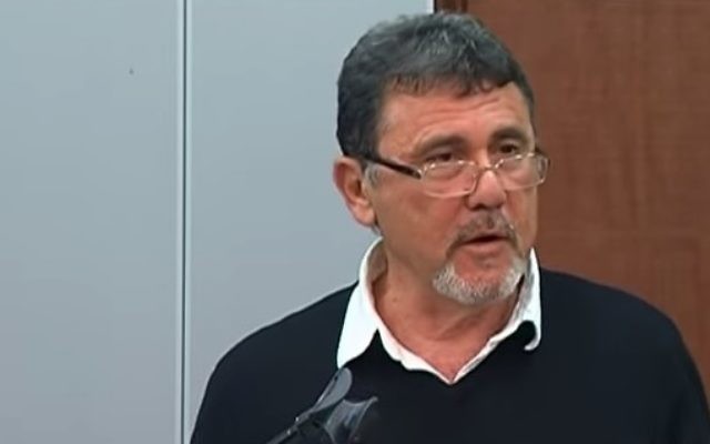 Shlomo Sand (Crédit : capture d'écran YouTube)