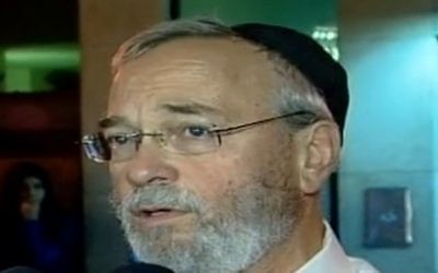 Shimshon Halperin, grand-père de Chaya Zissel Braun (Crédit : capture d'écran Dixième chaîne)