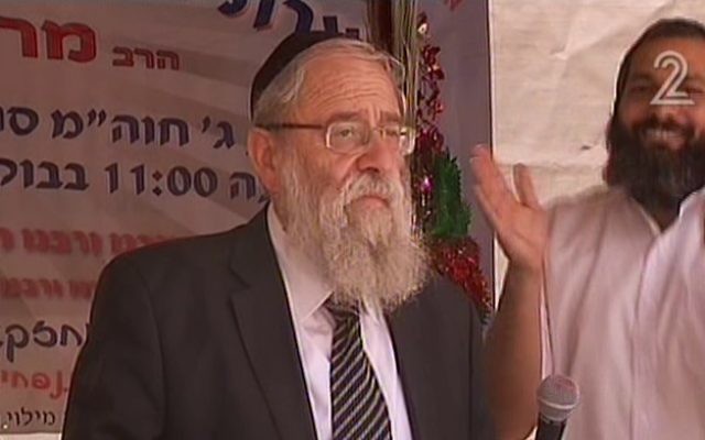 Aryeh Stern (Crédit : capture d'écran Deuxième chaîne) Aryeh Stern (Crédit : capture d'écran Deuxième chaîne)