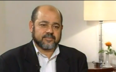Moussa Abu Marzouk (Crédit : capture d’écran YouTube/Al Jazeera)