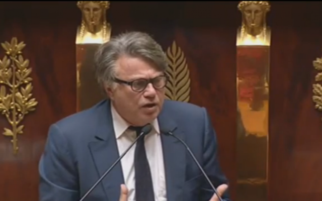 Gilbert Collard, député français du Front national. (Crédit : capture d'écran LCP) Gilbert Collard, député français du Front national. (Crédit : capture d'écran LCP)