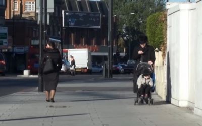 Illustration d'une rue à Stamford Hill (Capture d'écran YouTube / Mick Byrne)