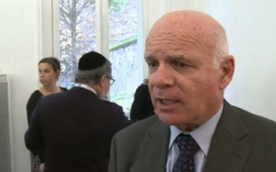 Capture d’écran Itzik Ben David, Directeur général adjoint du ministère israélien de l'Agriculture (Crédit : AFP)