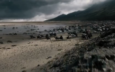 Capture d’écran de la bande annonce du film Exodus (Crédit : YouTube)