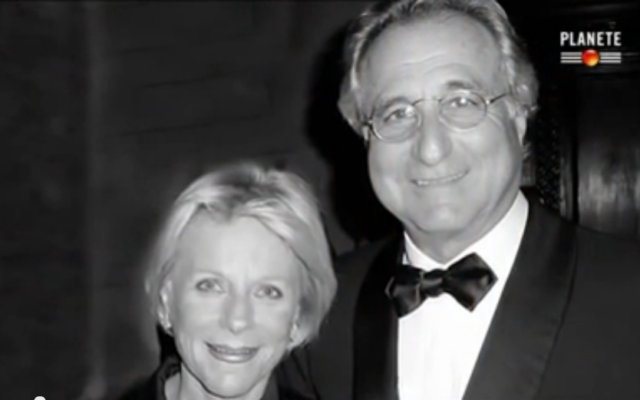 Bernard Madoff et son épouse (Crédit : Capture d'écran YouTube)