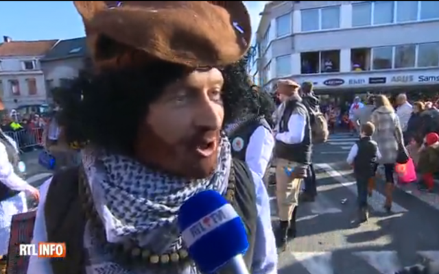 Capture d’écran du carnaval d'Alost (Crédit : rtl.info)