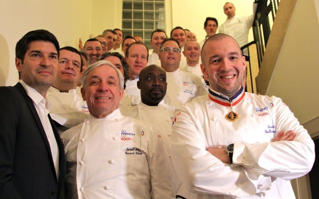 Soirée de lancement de SO FRENCH SO FOOD 2015, Semaine de la gastronomie française en Israël, qui s’est déroulée hier soir à la Maison de France en présence de S.E Patrick Maisonnave, Ambassadeur de France en Israël, des 21 chefs français invités et de nombreuses personnalités (Crédit : Marine Crouzet / Ambassade de France en Israël)