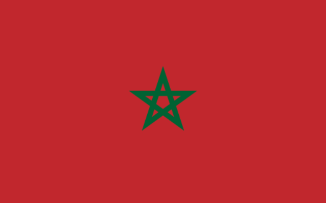 Drapeau du Maroc (Crédit : Wikimédia) Drapeau du Maroc (Crédit : Wikimédia)
