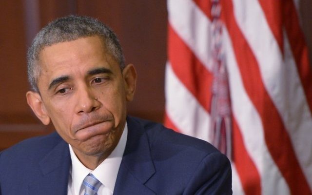 Le président Barack Obama (Crédit : AFP/Mandel Ngan) Le président Barack Obama (Crédit : AFP/Mandel Ngan)