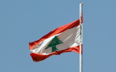 Le drapeau libanais (Crédit : Flicker / CC BY 2.0 / Eusèbe @Commons)