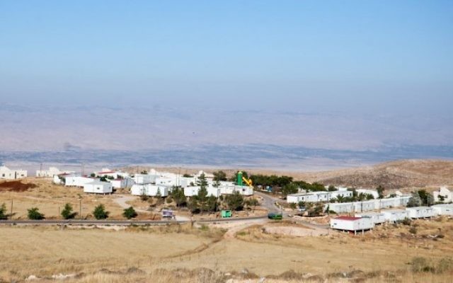 Vue de l'avant-poste juif de Mitzpe Kramim le 05 juin 2012. (Crédit photo: Noam Moskowitz / FLASH90)