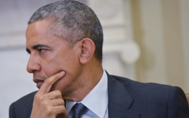 Le président américain Barack Obama dans le bureau ovale de la Maison Blanche le 14 avril 2015 à Washington . (Crédit photo: AFP / MANDEL NGAN)
