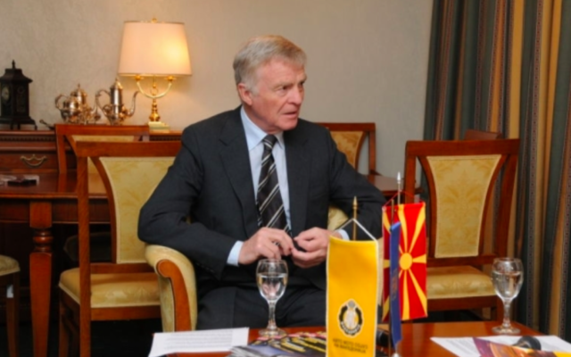 Max Mosley (Crédit : F1almanah.mk/Wikimedia commons) Max Mosley (Crédit : F1almanah.mk/Wikimedia commons)