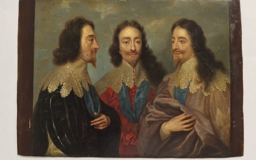 Charles I dans trois positions ou Triple portrait de Charles I (Crédit : Autorisation Monument Men Foundation) Charles I dans trois positions ou Triple portrait de Charles I (Crédit : Autorisation Monument Men Foundation)