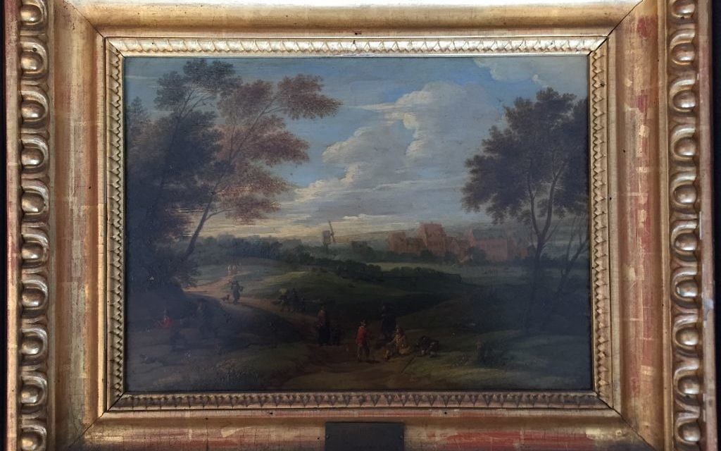 L'une des œuvres restituées est celle de Franz de Paula Ferg (1689 – 1740) Landscape with Staffage (Crédit : Autorisation Monument Men Foundation) L'une des œuvres restituées est celle de Franz de Paula Ferg (1689 – 1740) Landscape with Staffage (Crédit : Autorisation Monument Men Foundation)