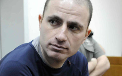 Le chef du crime israélien, Assi Abutbul (Crédit : Yossi Ziliger, Flash90)