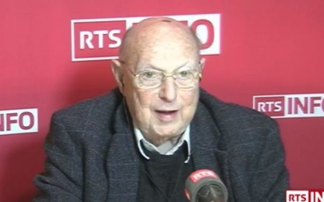 Rolf Bloch, ancien dirigeant des Juifs suisses et propriétaire d'une usine de chocolat (Capture d'écran YouTube / RTS - Radio Télévision Suisse)