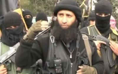 Des combattants du Front al-Nosra en Syrie. Illustration. (Crédit : capture d'écran YouTube/Al-Jazeera) Des combattants du Front al-Nosra en Syrie. Illustration. (Crédit : capture d'écran YouTube/Al-Jazeera)