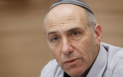 Moti Yogev, député du parti HaBayit HaYehudi. (Crédit : Miriam Alster/Flash90)