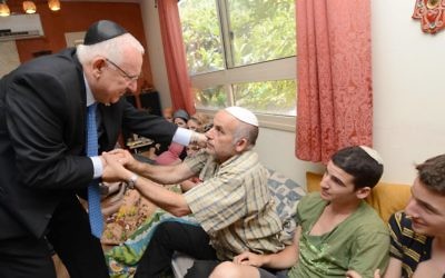 Rivlin  présente ses condoléances à la famille de Malachi Rosenfeld (Autorisation)