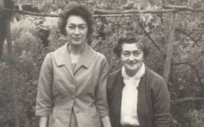 Helena Colomerecki, à droite, était une Juive d'origine polonaise qui a changé son nom de Malie Rothenberg. (Courtoisie de Jennie Workman Milne / via JTA)