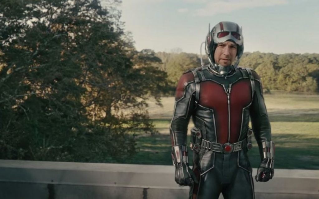 Paul Rudd dans son nouveau personnage Marvel (Crédit : capture d'écran YouTube) Paul Rudd dans son nouveau personnage Marvel (Crédit : capture d'écran YouTube)