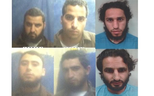 Six arabes israéliens, dont quatre enseignants, ont été arrêtés par le Shin Bet pour soutien à l'Etat islamique. (Crédit : Shin Bet) Six arabes israéliens, dont quatre enseignants, ont été arrêtés par le Shin Bet pour soutien à l'Etat islamique. (Crédit : Shin Bet)
