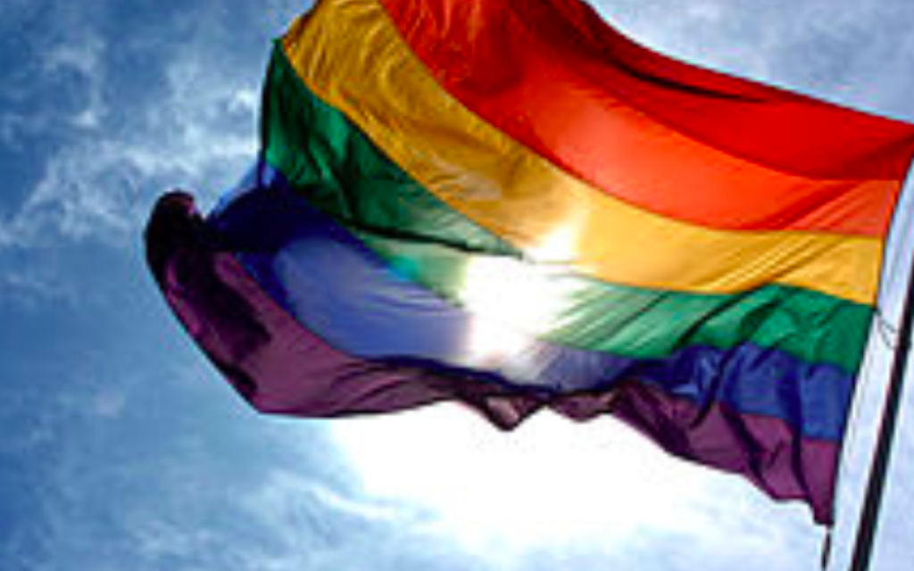 Drapeau LGBTIQ. (Crédit : Wikimedia commons)