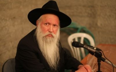 Le rabbin Yitzchak Ginsburgh (Crédit : Kobi Gideon / FLASH90)