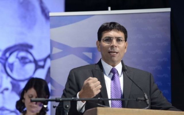 Danny Danon en mai 2014. (Crédit : Tomer Neuberg/Flash90) Danny Danon en mai 2014. (Crédit : Tomer Neuberg/Flash90)