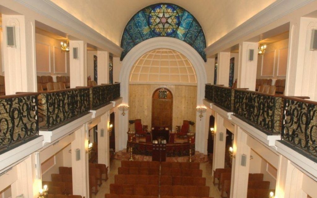 L'intérieur de la synagogue Bet Yisrael d'Istanbul. (Crédit : Autorisation de la communauté juive turque)