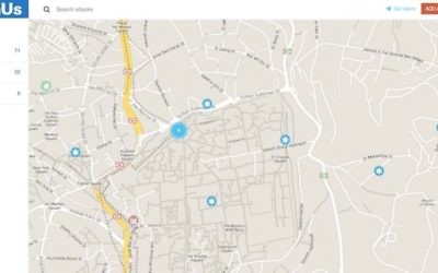 Une capture de Mapping Terror (DR)