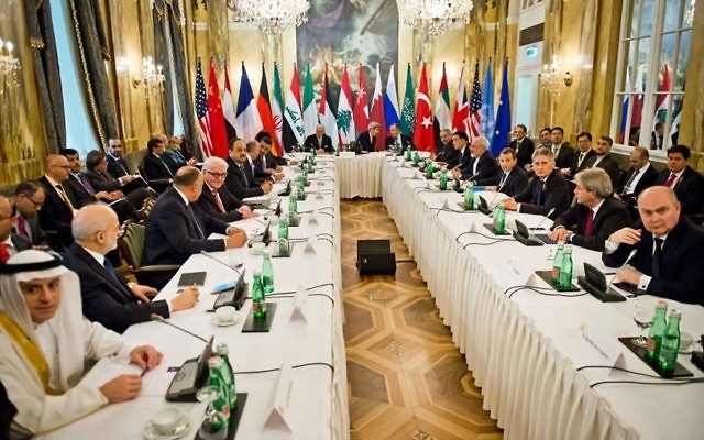 Pourparlers internationaux sur la Syrie à Vienne, le 30 octobre 2015 (Photo: Facebook Frank-Walter Steinmeier)