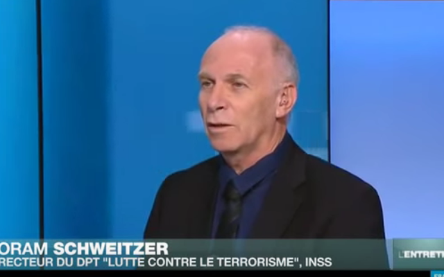Yoram Schweitzer (Capture d’écran : YouTube/Yoram Schweitzer)
