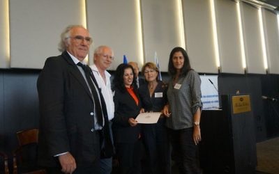 Remise des propositions à Nurit Koren (Crédit : Charlotte Guimbert)