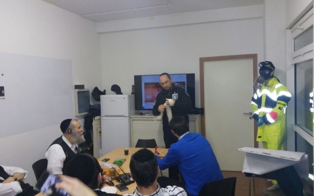Exercices d'entraînement (Crédit : ZAKA)