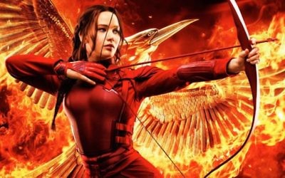 Affiche du film Hunger Games (Crédit : via JTA)