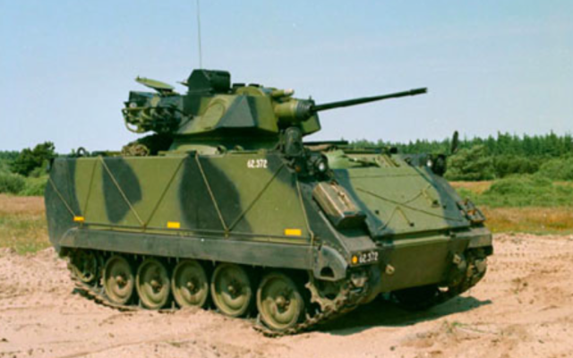 Illustration d'un M113A2 (Crédit : domaine public/Wikimedia commons) Illustration d'un M113A2 (Crédit : domaine public/Wikimedia commons)